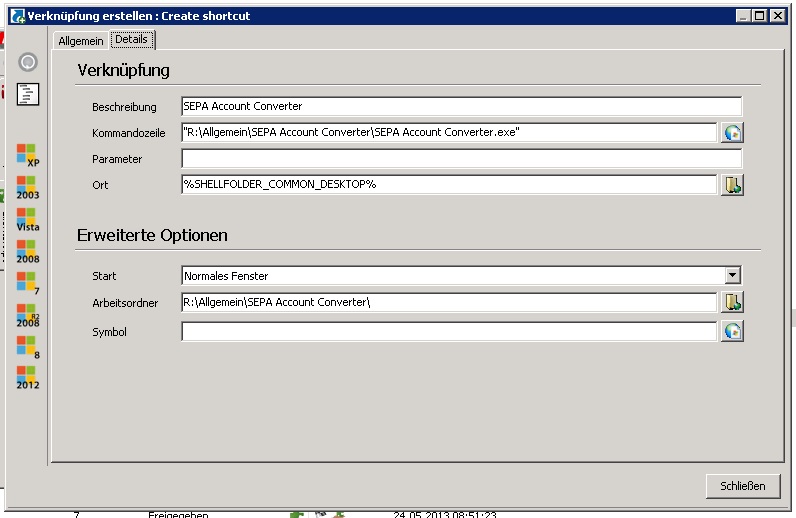 So sieht der ClientCommand-Befehl aus.<br />Laufwerk R: bezieht sich hier auf eine Microsoft-Server-Netzwerkfreigabe die als Laufwerk R: bei allen PCs gemountet ist.